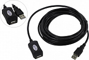 Кабель удлинительный активный USB 2.0 <A-->A> 5м