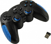 Геймпад Ritmix <GP-022WPS Black-Blue> (15кн., 2 мини-джойстика,беспроводной, USB2.0)