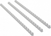 Lamirel <CRC78672> Пластмассовые гребёнки для переплёта (White,A4, d=12мм, уп. 100 шт)