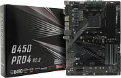 ASRock B450 PRO4 R2.0 (RTL) AM4 <B450> 2xPCI-E Dsub+HDMI+DP GbLAN SATA ATX 4DDR4