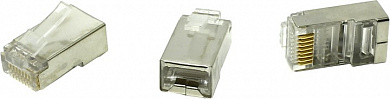 5bites <US006A/US060A> RJ-45 Коннектор экран. (уп-ка 100шт)