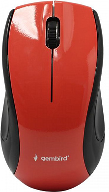 Gembird Wireless Optical Mouse <MUSW-320-R> (RTL) USB 3btn+Roll