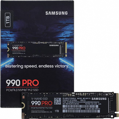 SSD 1 Tb M.2 2280 M Samsung 990 PRO Series <MZ-V9P1T0BW> (RTL)