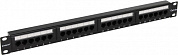 Patch Panel 19" 1U UTP 24 port кат.5e Exegate <EX256752RUS> разъём KRONE&110 (dual IDC)
