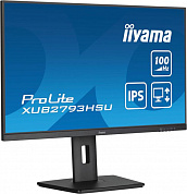 27"   ЖК монитор IIYAMA ProLite XUB2793HSU-B6 <Black> с поворотом экрана (LCD,1920x1080, HDMI, DP, USB2.0 Hub)
