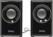 Колонки Dialog Stride AST-15UP <Black> (2x3W, дерево, питание от USB)