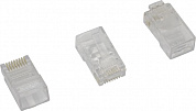 RJ-45 Коннектор Кат.5 (упаковка 100шт) <V> под одножильный кабель