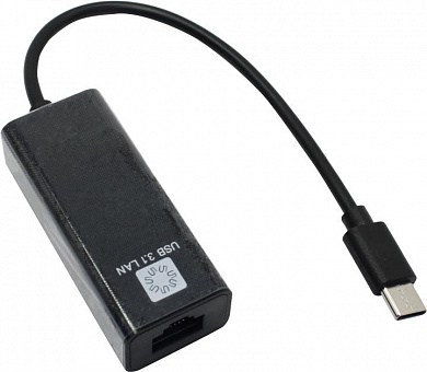 5bites <UA3C-45-08BK> адаптер USB-C --> UTP 100Mbps