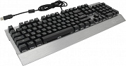 Клавиатура DELUX <KM02 Black/Gray Blue sw> <USB>