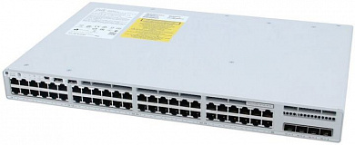 C9200L-48P-4X-E CISCO Catalyst 9200L 48-port full PoE+, 4x10G uplink, PS 1x1KW, Network Essentials, PoE+ 740W/1440W