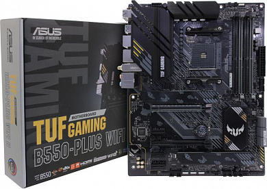 ASUS TUF GAMING B550-PLUS WI-FI II (RTL) AM4 <B550> 2xPCI-E HDMI+DP 2.5GbLAN+WiFi+BT SATA ATX 4DDR4