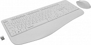 QUMO Space K57/M75 White (Кл-ра USB, FM+Мышь 3кн,Roll, FM) <30703>