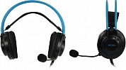 Наушники с микрофоном A4Tech Fstyler FH200i <Blue> (шнур 1.8м, с регулятором громкости)