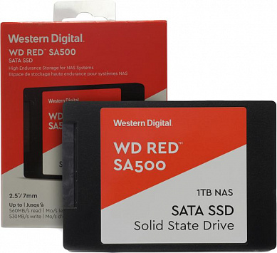 SSD 1 Tb SATA 6Gb/s WD Red SA500 <WDS100T1R0A> 2.5" 3D TLC