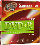 DVD+R Disc VS   4.7Gb  16x  <уп. 5 шт>  <620465>