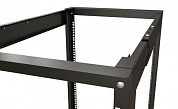 Hyperline <ORK2A-3268-RAL9005> Стойка открытая 19" двухрамная, раздвижная 600-850мм, 32U, чёрная (2ч)