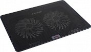 Buro <BU-LCP156-B214H Black> NoteBook Cooler (21дБ, 1400об/мин,2xUSB2.0, USB питание) <363708>