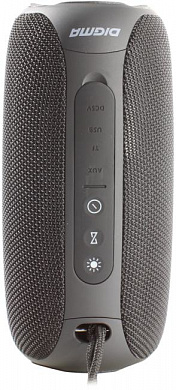 Колонка Digma S-25 Black (2x5W, Bluetooth 5.0, microSD, FM, Li-Ion) <1473824>