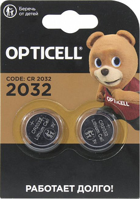 OPTICELL CR2032-2 (Li, 3V) <уп. 2 шт>