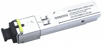 OSNOVO <SFP-S1SC12-G-1550-1310> Модуль SFP