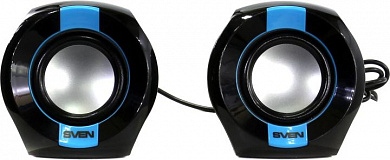 Колонки SVEN 150 Black-Blue (2x2.5W, питание от USB)