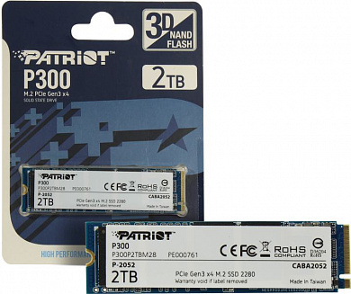 SSD 2 Tb M.2 2280 M Patriot P300 <P300P2TBM28>