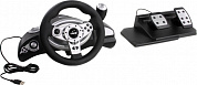 Руль Dialog GW-155VR CyberPilot Vibration USB (Рулевое колесо+педали+рычаг перекл. скоростей,11кн.,мини-джойстик)
