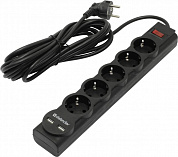 Сетевой фильтр Defender DFS 755 <5м> (5 розеток, 2xUSB) <99755>