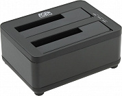 AgeStar <3UBT8-Black> SATA Docking Station (для подключения 2x3.5"/2.5"SATA HDD, USB3.0)