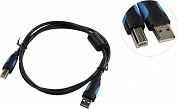 Vention <VAS-A16-B100> Кабель USB 2.0 A-->B 1м 1 фильтр