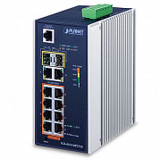 PLANET IGS-4215-8P2T2S IP30 Industrial L2/L4 8-Port 10/100/1000T 802.3at PoE+2-Port 10/100/100T + 2-Port 100/1000X SFP 