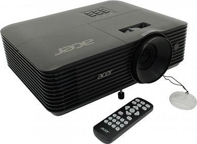 Acer Projector X1228H (DLP, 4500 люмен, 20000:1, 1024x768, D-Sub, HDMI, RCA, USB, ПДУ, 2D/3D)