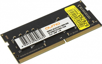 QUMO <QUM4S-8G2933P21> DDR4 SODIMM 8Gb <PC4-23400> CL21 (for NoteBook)