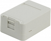 5bites <LY-SB03-A> Розетка внешняя RJ-45кат.6  со шторкой
