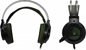 Наушники с микрофоном Bloody J450 Army Green (7.1, шнур 1.8м, USB, с регулятором громкости)