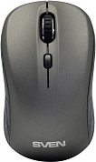 SVEN Wireless Optical Mouse <RX-230W Gray> (RTL) USB 4btn+Roll