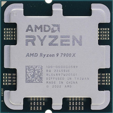 CPU AMD Ryzen 9 7900X     (100-000000589) 4.7 GHz/12core/ Socket AM5