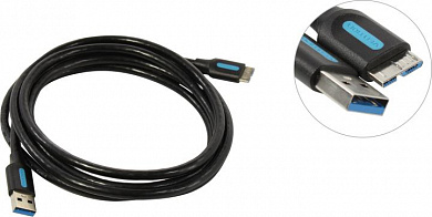 Vention <COPBH> Кабель USB 3.0 AM-->micro-B 2м