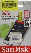 SanDisk Ultra <SDSQUNS-016G-GN3MN> microSDHC Memory Card 16Gb UHS-I U1 Class10