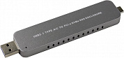 Orient <3552U3> (внешний бокс для подключения M.2 устройств, M key, USB3.1/USB-C)