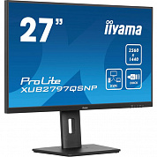 27"    ЖК монитор IIYAMA ProLite XUB2797QSNP-B1 с поворотом экрана (LCD, 2560x1440, HDMI, DP, USB3.2 Hub)