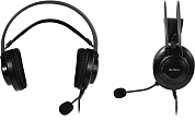 Наушники с микрофоном A4Tech Fstyler FH200U <Grey> (шнур 2м, USB, с регулятором громкости)