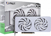 8Gb <PCI-E> GDDR7 Palit WHITE OC <NE75060U19P1-GB2063M> (RTL) HDMI+3xDP <GeForce RTX5060>