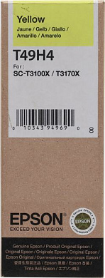 Чернила Epson T49H4 Yellow для SC-T3100x/T3170x