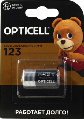 OPTICELL CR123-1 (Li, 3V)