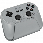Геймпад беспроводной 8BitDo PRO 3 серый [для Android, iOS, MacOs, Nintendo Switch, Bluetooth, радиоканал, виброотдача, 