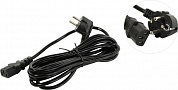 5bites <PC207-30A> Кабель компьютер - розетка 220V 3м Европейский стандарт, Г-образный