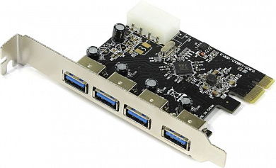 Espada <PCIe4USB3.0> (OEM) PCI-Ex1, USB3.0, 4 port-ext