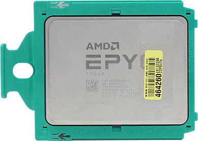 CPU AMD EPYC 7702P     (100-000000047) 2 GHz/64core/32+256Mb/200W Socket SP3