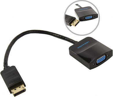 Vention <HBFBB> Кабель-адаптер DisplayPort(M) -> VGA (15F)